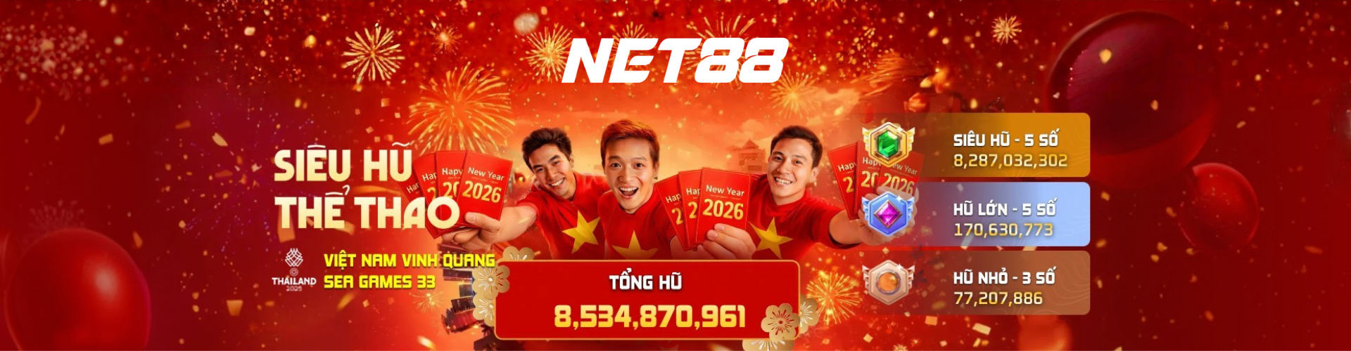 Net88 - Nền Tảng Cá Cược Trực Tuyến Uy Tín Hàng Đầu Châu Á 1 Net88V Vip Banner